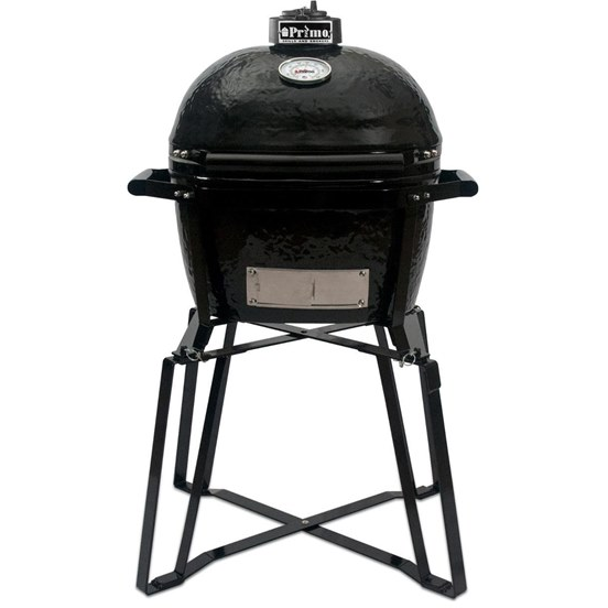 Primo Oval Junior Charcoal Grill with GO top and base