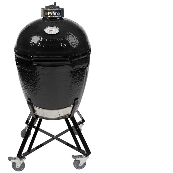 Primo Oval Kamado Charcoal Grill with Cradle
