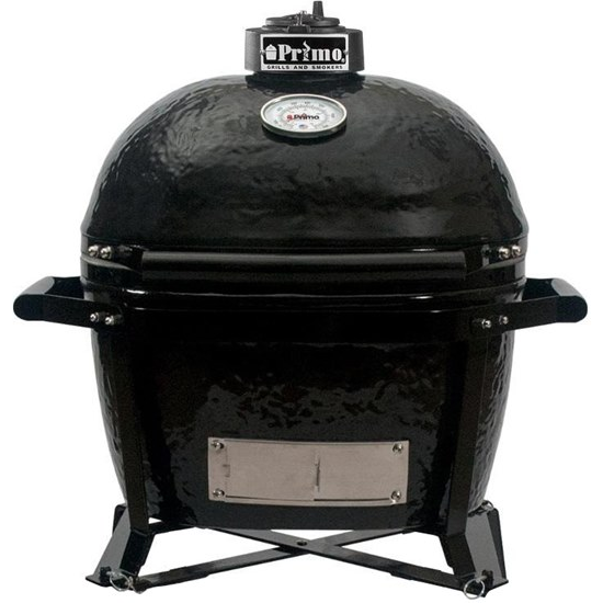 Primo Oval Junior Charcoal Grill with GO Portable Top