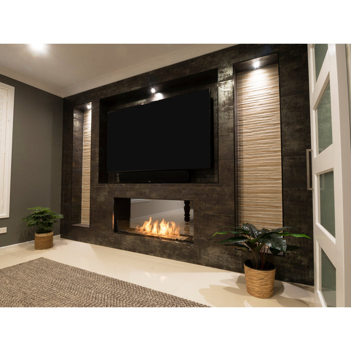 ECOSMART Flex 18DB Double Sided Fireplace Insert with Stainless Steel Burner