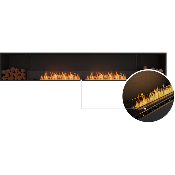 ECOSMART Flex 122SS.BX2 Single Sided Fireplace Insert with Black Burner