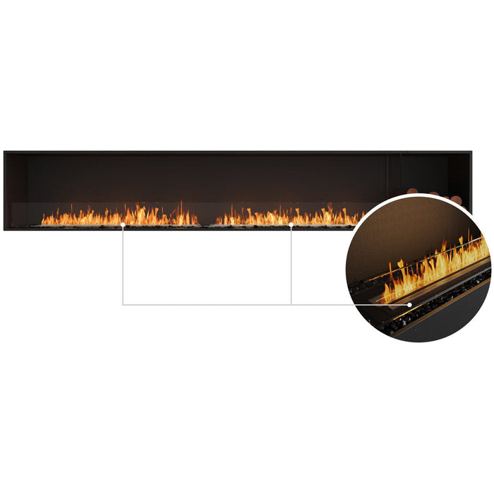 ECOSMART Flex 122SS.BXR Single Sided Fireplace Insert with Black Burner