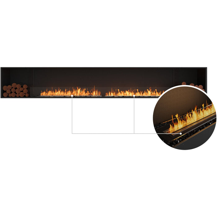 ECOSMART Flex 140SS.BX2 Single Sided Fireplace Insert With Black Burner