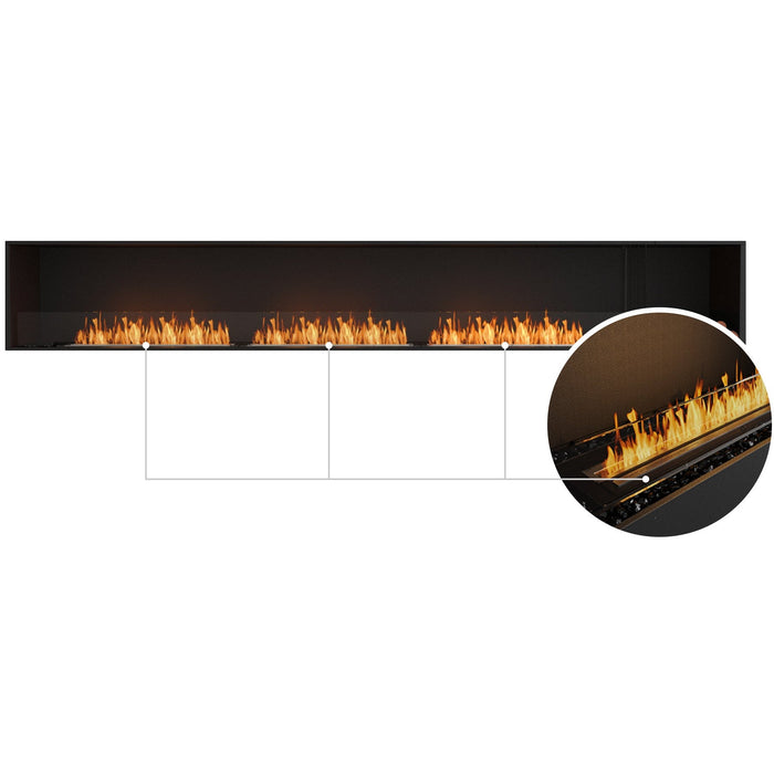 ECOSMART Flex 140SS.BXR Single Sided Fireplace Insert with Black Burner