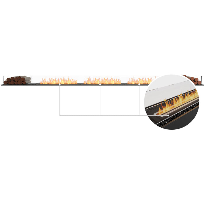 ECOSMART Flex 158BN.BX2 Bench Fireplace Insert with Black Burner