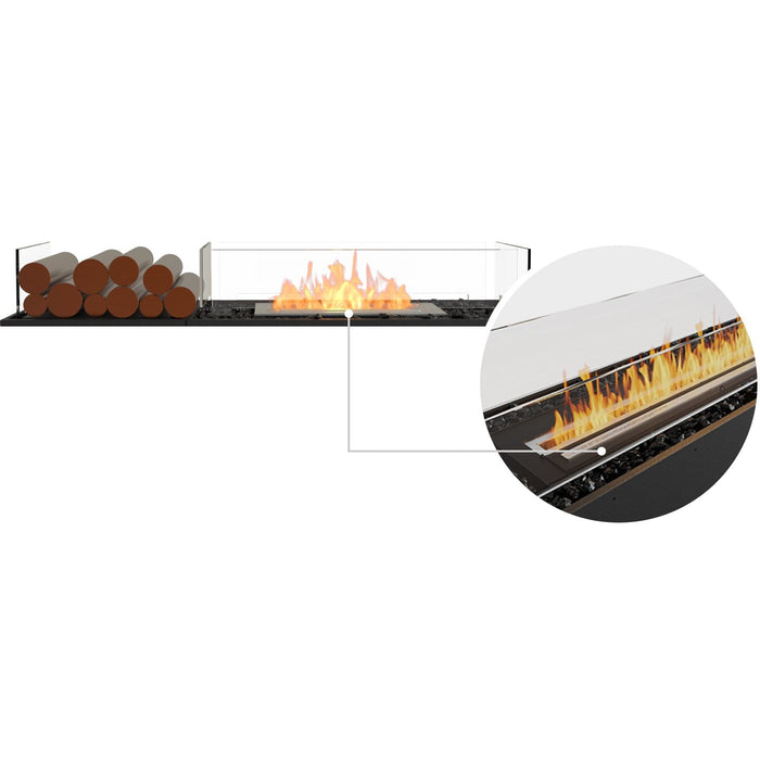 ECOSMART Flex 50BN.BX1 Bench Fireplace Insert with Stainless Steel Burner