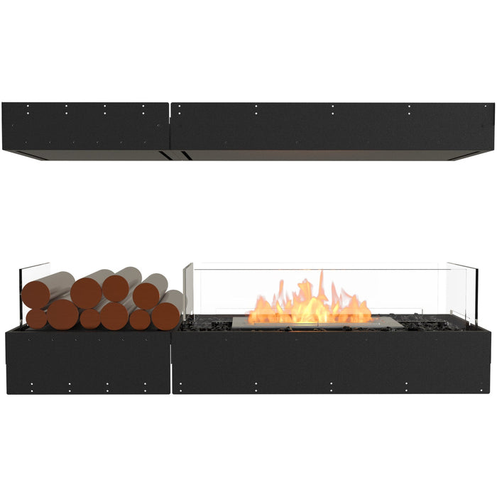 ECOSMART Flex 50IL.BX1 Island Fireplace Insert with Black Burner