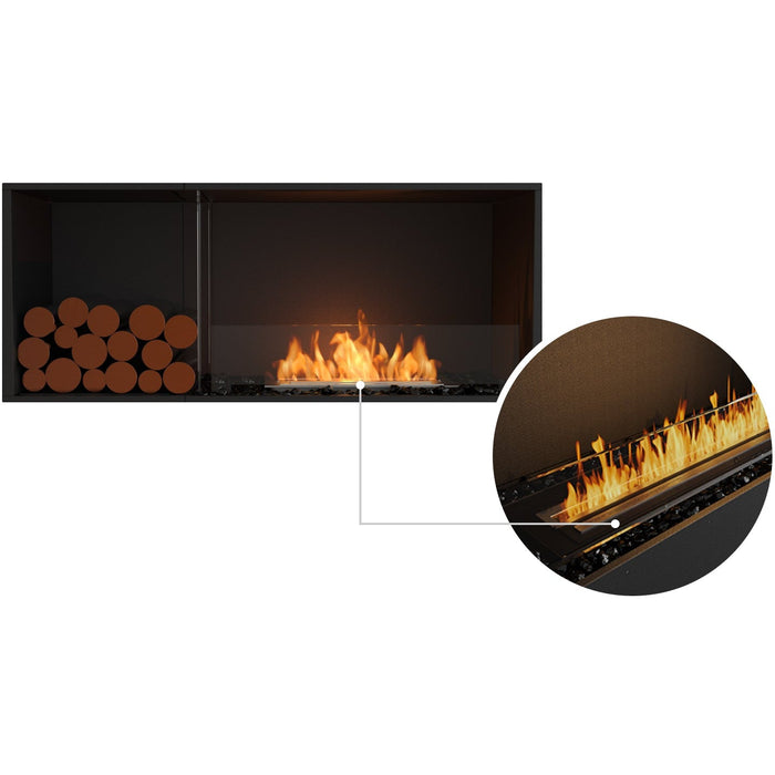 ECOSMART Flex 50SS.BXL Single Sided Fireplace Insert With Stainless Steel Burner