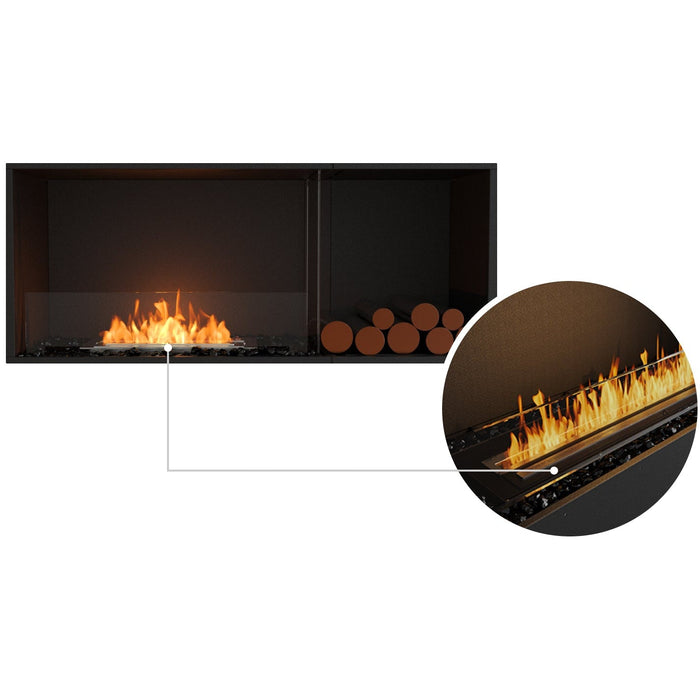 ECOSMART Flex 50SS.BXR Single Sided Fireplace Insert With Stainless Steel Burner