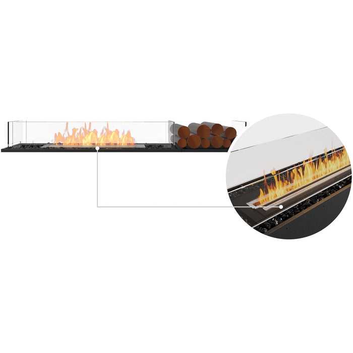ECOSMART Flex 60BN.BX1 Bench Fireplace Insert With Black Burner