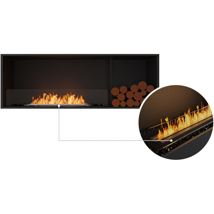 ECOSMART Flex 60SS.BXR Single Sided Fireplace Insert With Black Burner