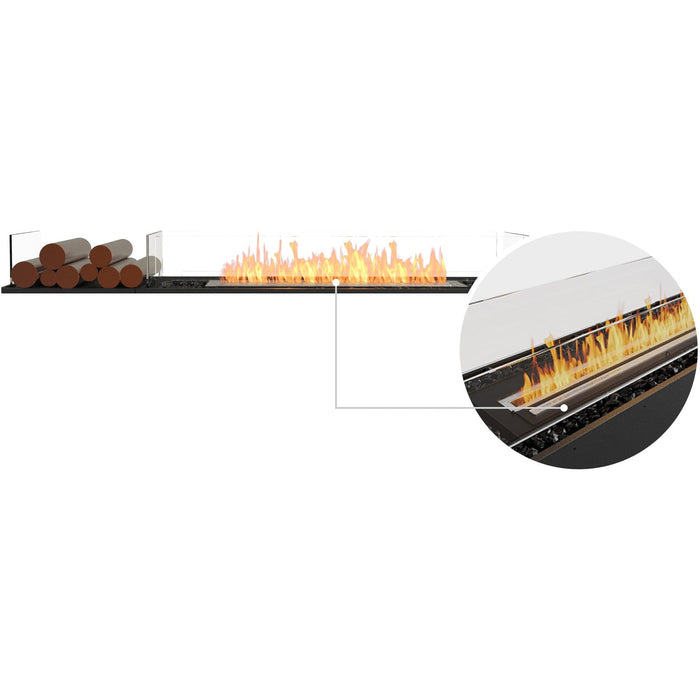 ECOSMART Flex 68BN.BX1 Bench Fireplace Insert With Stainless Steel Burner