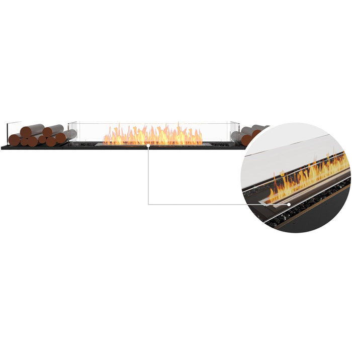 ECOSMART Flex 86BN.BX2 Bench Fireplace Insert With Stainless Steel Burner