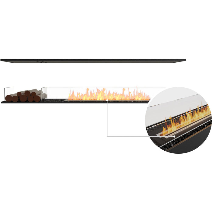 ECOSMART Flex 86IL.BX1 Island Firesplace Insert with Black Burner