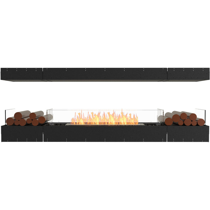 ECOSMART Flex 86IL.BX2 Island Fireplace Insert with Black Burner