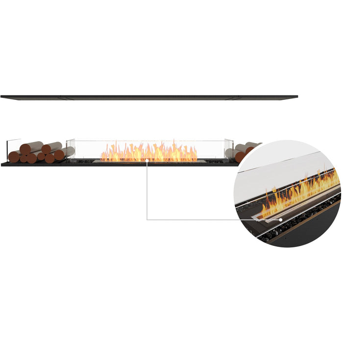 ECOSMART Flex 86IL.BX2 Island Fireplace Insert with Stainless Steel Burner