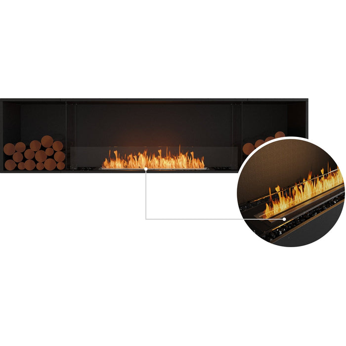 ECOSMART Flex 86SS.BX2 Single Sided Fireplace Insert With Stainless Steel Burner