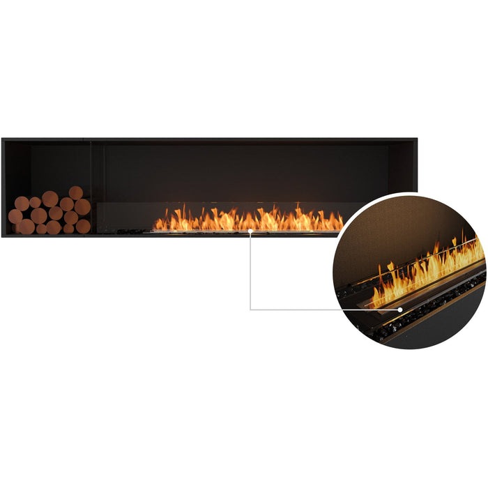 ECOSMART Flex 86SS.BXL Single Sided Fireplace Insert With Black Burner