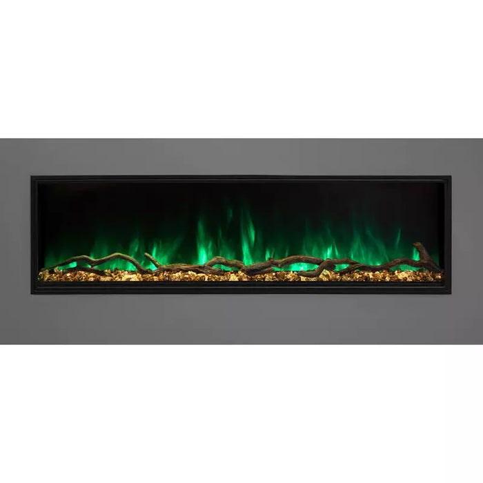 Modern Flames 96" Landscape Pro Slim Built-In Electric Fireplace Includes Free 2 Year Extended Warranty