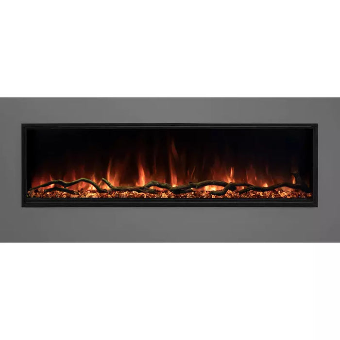 Modern Flames 56" Landscape Pro Slim Built-In Electric Fireplace Includes Free 2 Year Extended Warranty