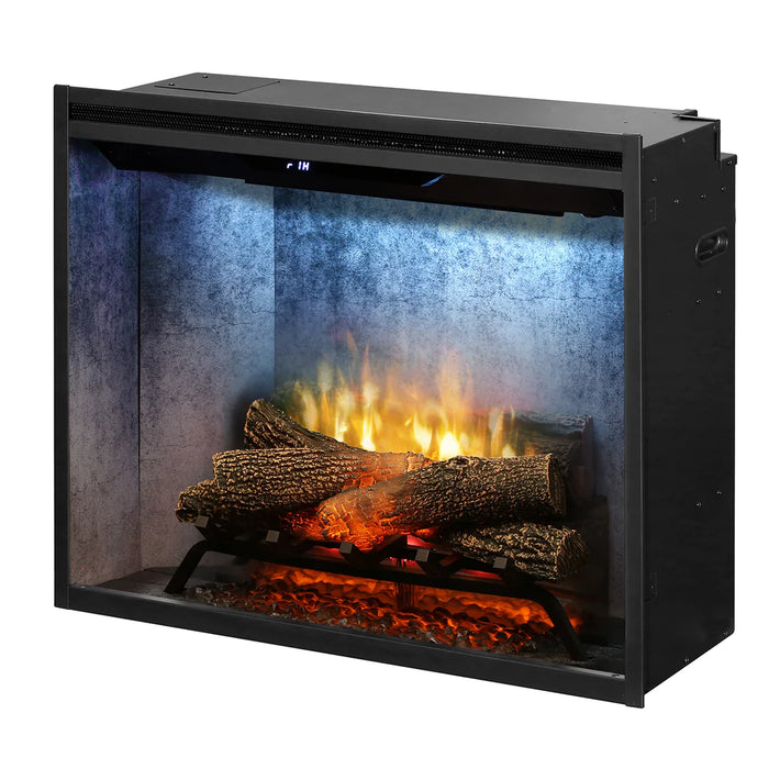 Dimplex Revillusion® 30-Inch Built-In Electric Fireplace - Weathered Concrete Includes Free 2 Year Extended Warranty