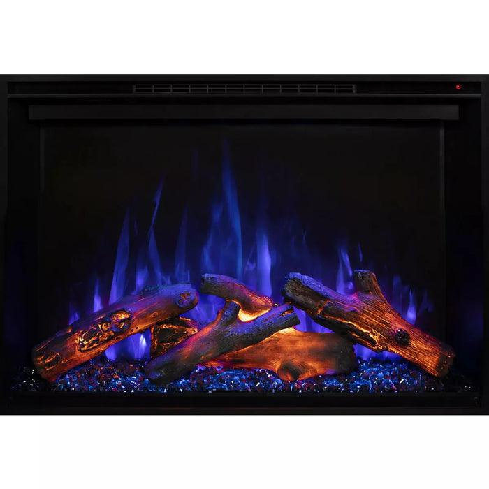 Modern Flames 54" Redstone Series Electric Fireplace Built-In Flush Mount Includes Free 2 Year Extended Warranty