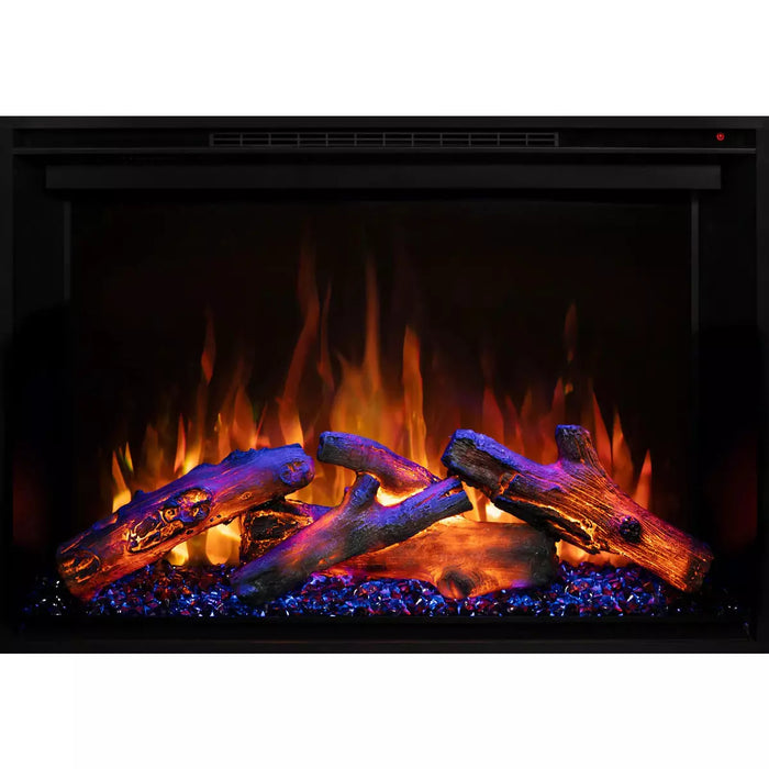 Modern Flames 54" Redstone Series Electric Fireplace Built-In Flush Mount Includes Free 2 Year Extended Warranty