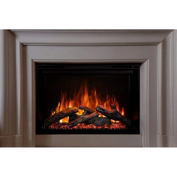 Modern Flames 30" Redstone Series Electric Fireplace Built-In Flush Mount Includes Free 2 Year Extended Warranty