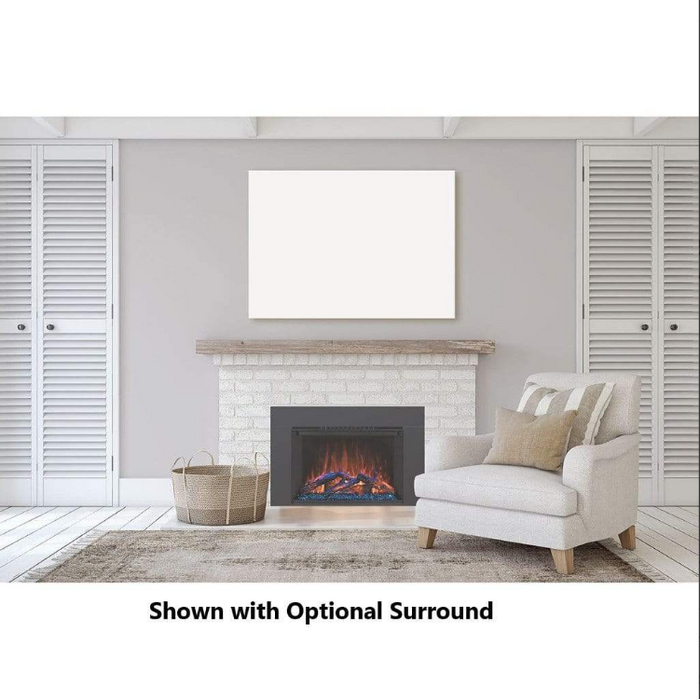 Modern Flames 26" Redstone Series Electric Fireplace Built-In Flush Mount Includes Free 2 Year Extended Warranty