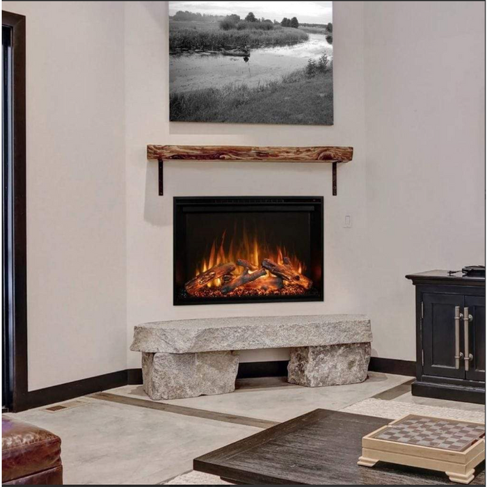 Modern Flames 30" Redstone Series Electric Fireplace Built-In Flush Mount Includes Free 2 Year Extended Warranty