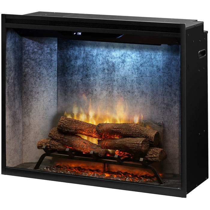 Dimplex Revillusion® 36" Portrait Built-In Electric Fireplace - Weathered Concrete Includes Free 2 Year Extended Warranty