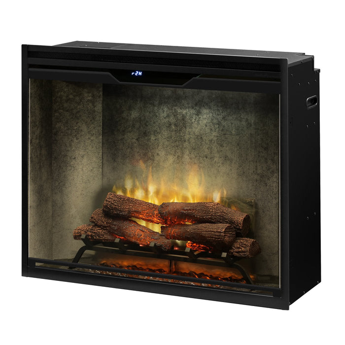 Dimplex Revillusion® 36" Portrait Built-In Electric Fireplace - Weathered Concrete Includes Free 2 Year Extended Warranty