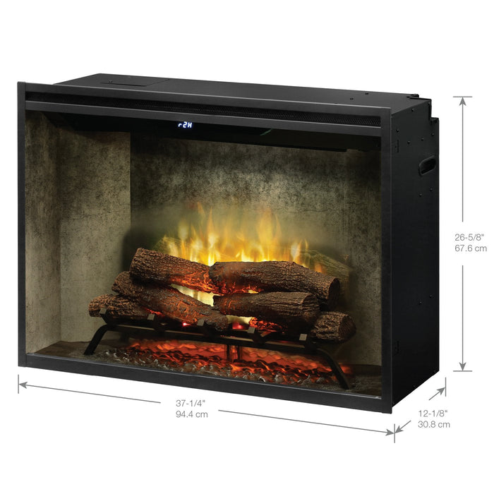 Dimplex Revillusion® Built-In Firebox, Weathered Concrete Includes Free 2 Year Extended Warranty