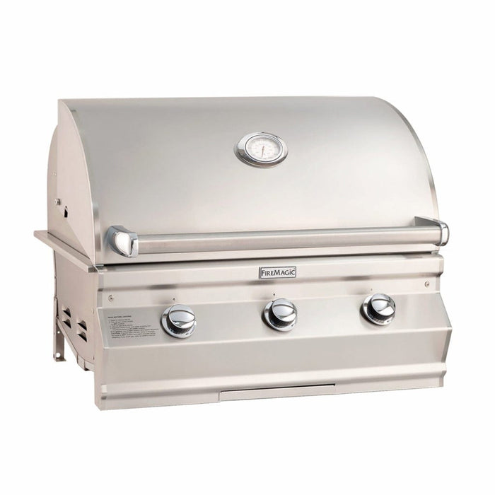 Fire Magic Grill 30" 3-Burner Choice Multi-User CM540i Built-In Gas Grill w/ Analog Thermometer