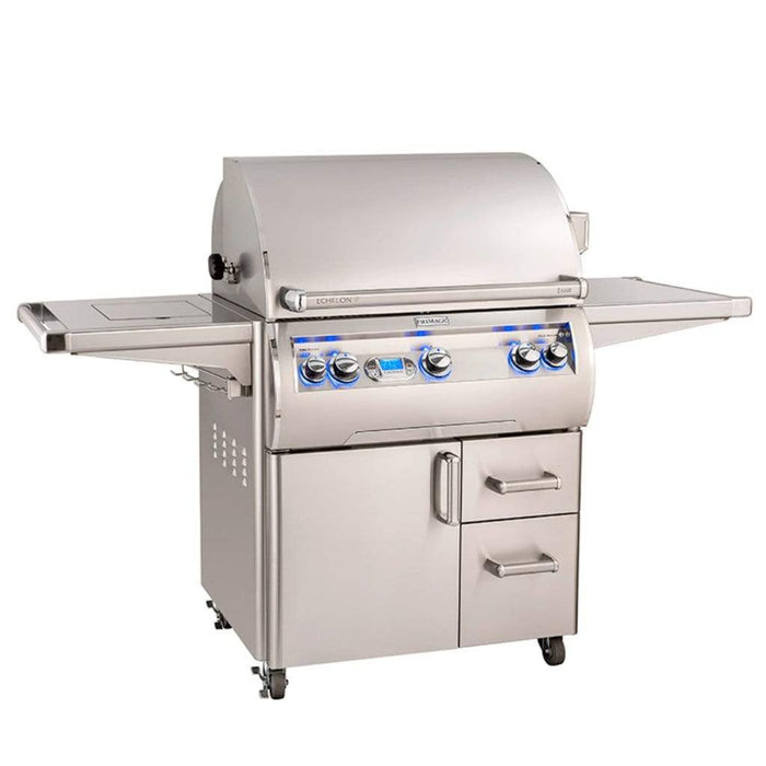 Fire Magic Grill 30" 3-Burner Echelon Diamond E660s Gas Grill w/ Single Side Burner, Rotisserie & Digital Thermometer