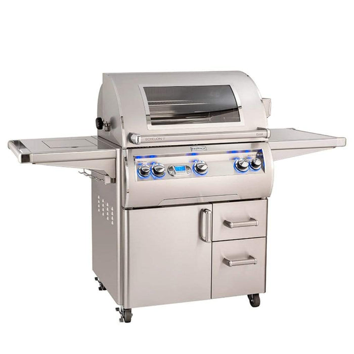 Fire Magic Grill 30" 3-Burner Echelon Diamond E660s Gas Grill w/ Single Side Burner, Rotisserie & Digital Thermometer