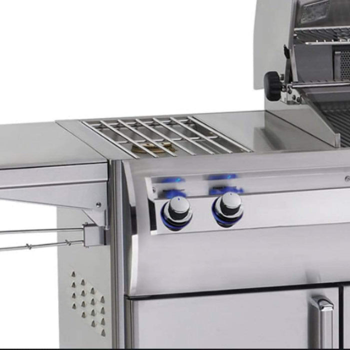 Fire Magic Grill 36" 3-Burner Echelon Diamond E790s Gas Grill w/ Double Side Burner, Rotisserie & Analog Thermometer