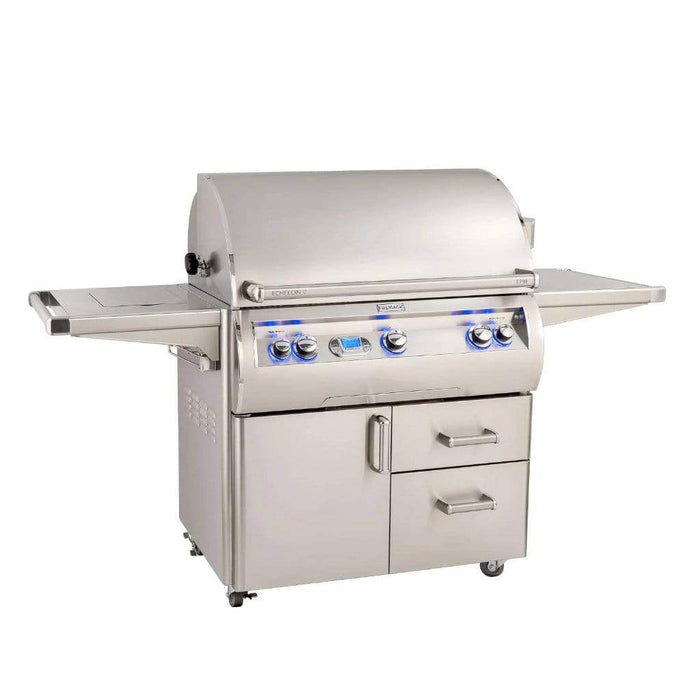 Fire Magic Grill 36" 3-Burner Echelon Diamond E790s Gas Grill w/ Single Side Burner, Rotisserie & Digital Thermometer