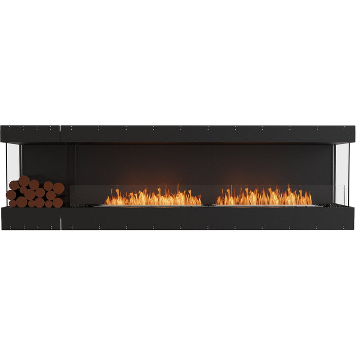 ECOSMART Flex 104BY.BXL Bay Fireplace Insert With Stainless Steel Burner