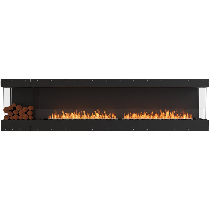 ECOSMART Flex 122BY.BXL Bay Fireplace Insert With Black Burner