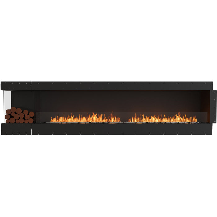 ECOSMART Flex 122LC.BXL Left Corner Fireplace Insert with Stainless Steel Burner