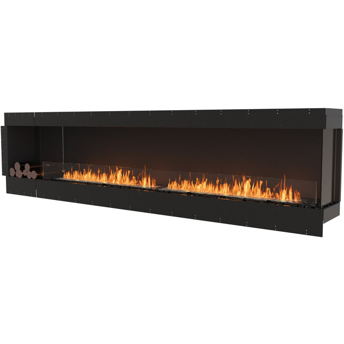 ECOSMART Flex 122RC.BXL Right Corner Fireplace Insert with Stainless Steel Burner