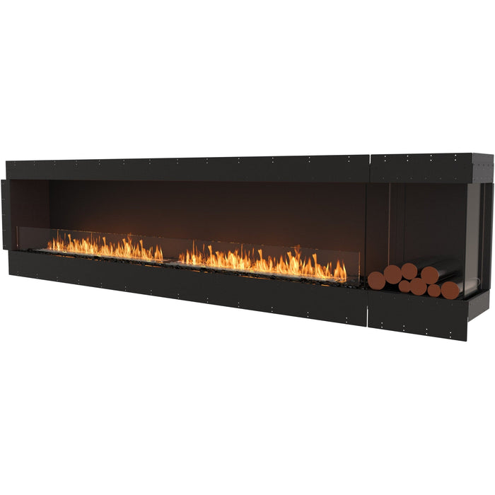 ECOSMART Flex 122RC.BXR Right Corner Fireplace Insert with Black Burner