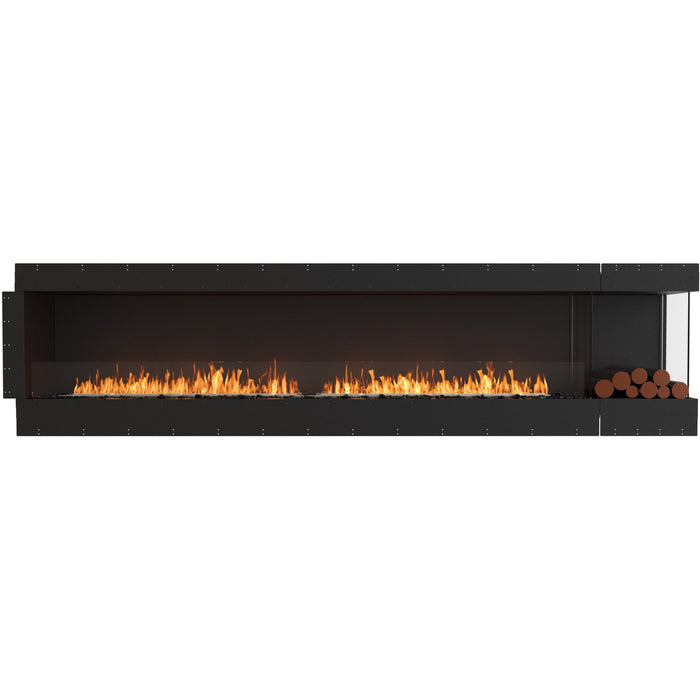 ECOSMART Flex 122RC.BXR Right Corner Fireplace Insert with Stainless Steel Burner