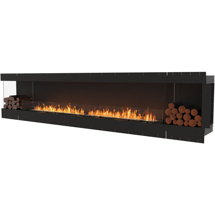 ECOSMART Flex 140LC.BX2 Left Corner Fireplace Insert with Black Burner