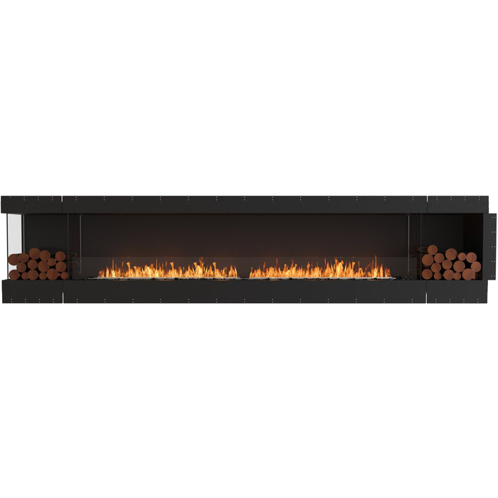 ECOSMART Flex 140LC.BX2 Left Corner Fireplace Insert with Black Burner