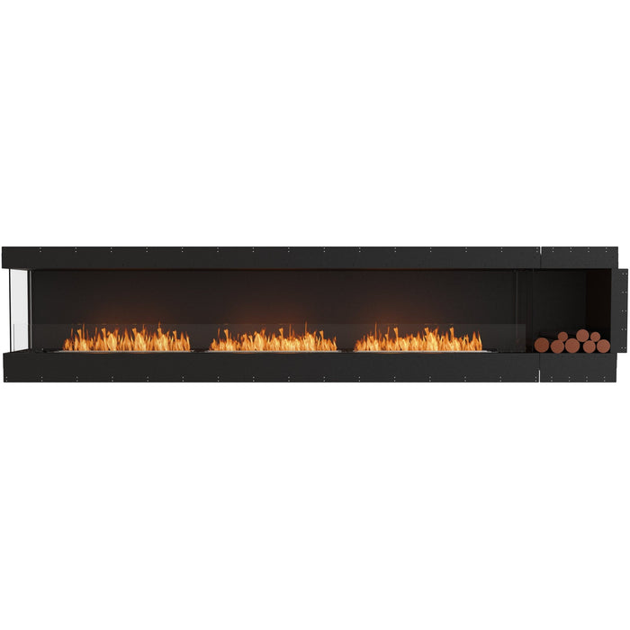 ECOSMART Flex 140LC.BXR Left Corner Fireplace Insert with Stainless Steel Burner