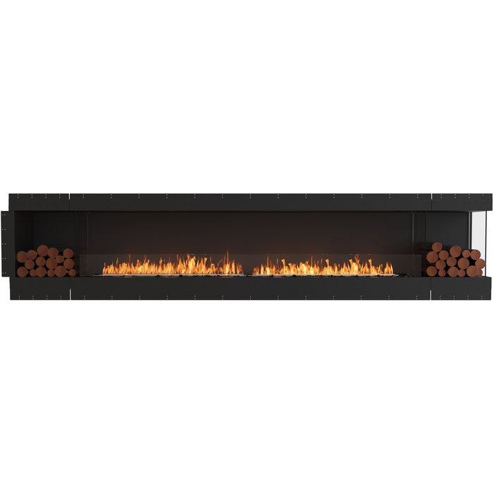 ECOSMART Flex 140RC.BX2 Right Corner Fireplace Insert with Black Burner