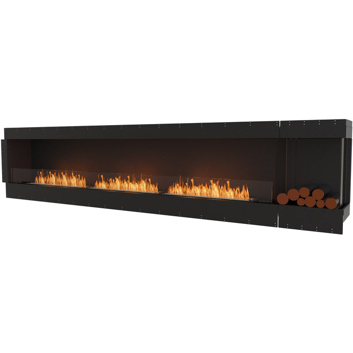 ECOSMART Flex 140RC.BXR Right Corner Fireplace Insert with Stainless Steel Burner