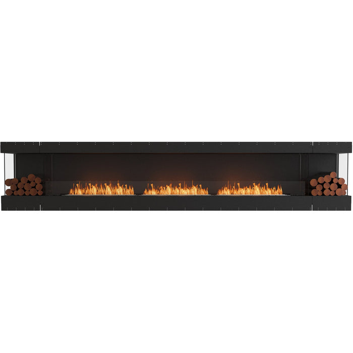 ECOSMART Flex 158BY.BX2 Bay Fireplace Insert With Stainless Steel Burner